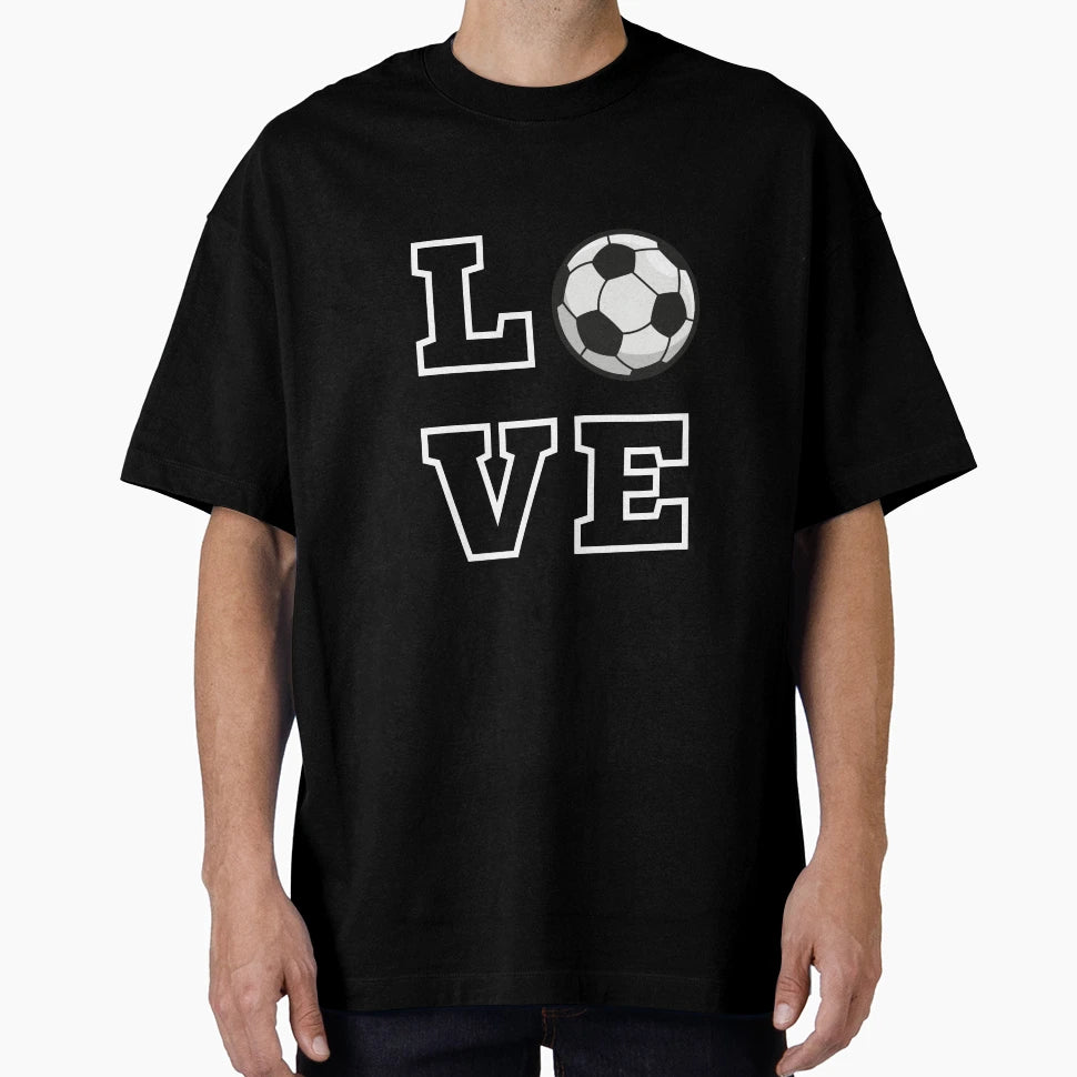 Copy Kickin It Love Soccer Passion T-Shirt - Minimalist Print Unisex - T-Shirt, Sweatshirt, Hoodie