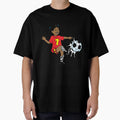Cartoon Playing Soccer T-Shirt - Minimalist Print Men Women - T-Shirt, Sweatshirt, Hoodie