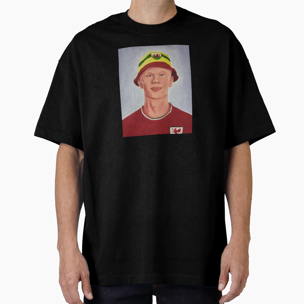Erling Haaland Wales Football Fan T-Shirt - Aesthetic Graphic for Adults - T-Shirt, Sweatshirt, Hoodie
