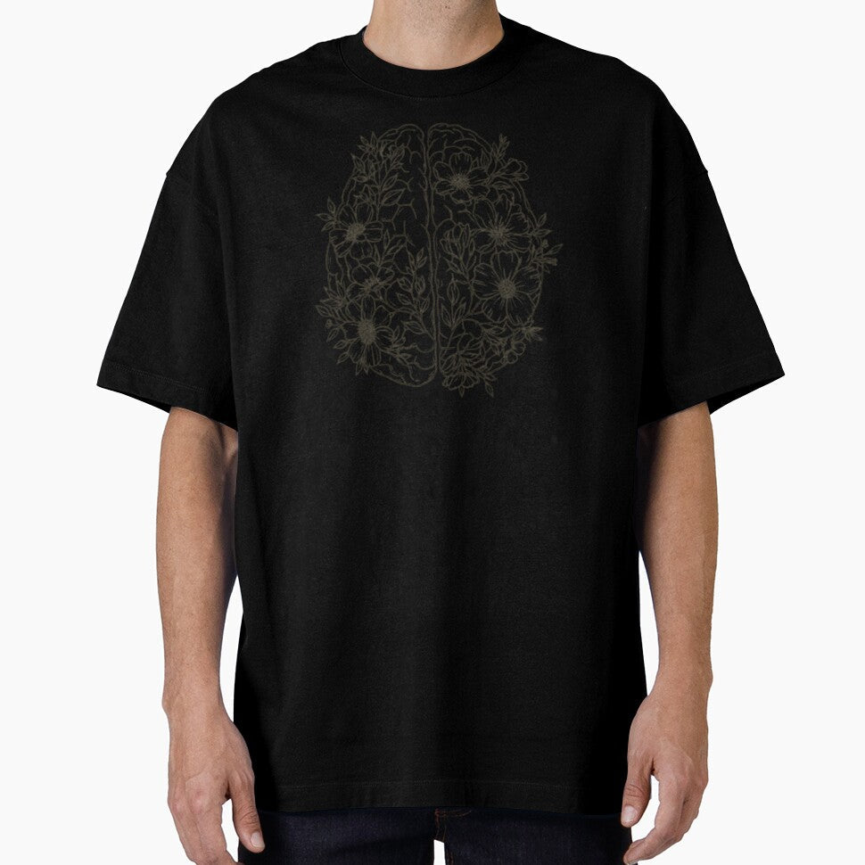 Floral Mind Affirmation by Whispering Colors - Adult & Kids T-Shirts, Sweatshirts & Hoodies apparel design preview 1