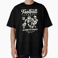 White Football T-Shirt - Graphic Print Unisex - T-Shirt, Sweatshirt, Hoodie