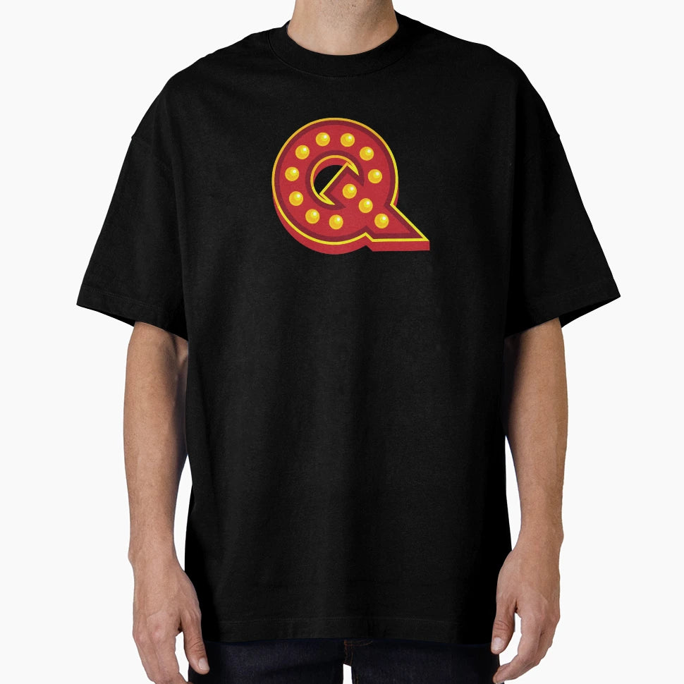 Letter Q Disco T-Shirt - Streetwear Style for Adults - T-Shirt, Sweatshirt, Hoodie