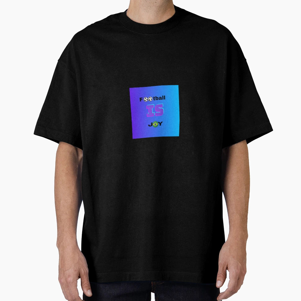 Footbal Is Joy T-Shirt - Minimalist Print Men Women - T-Shirt, Sweatshirt, Hoodie