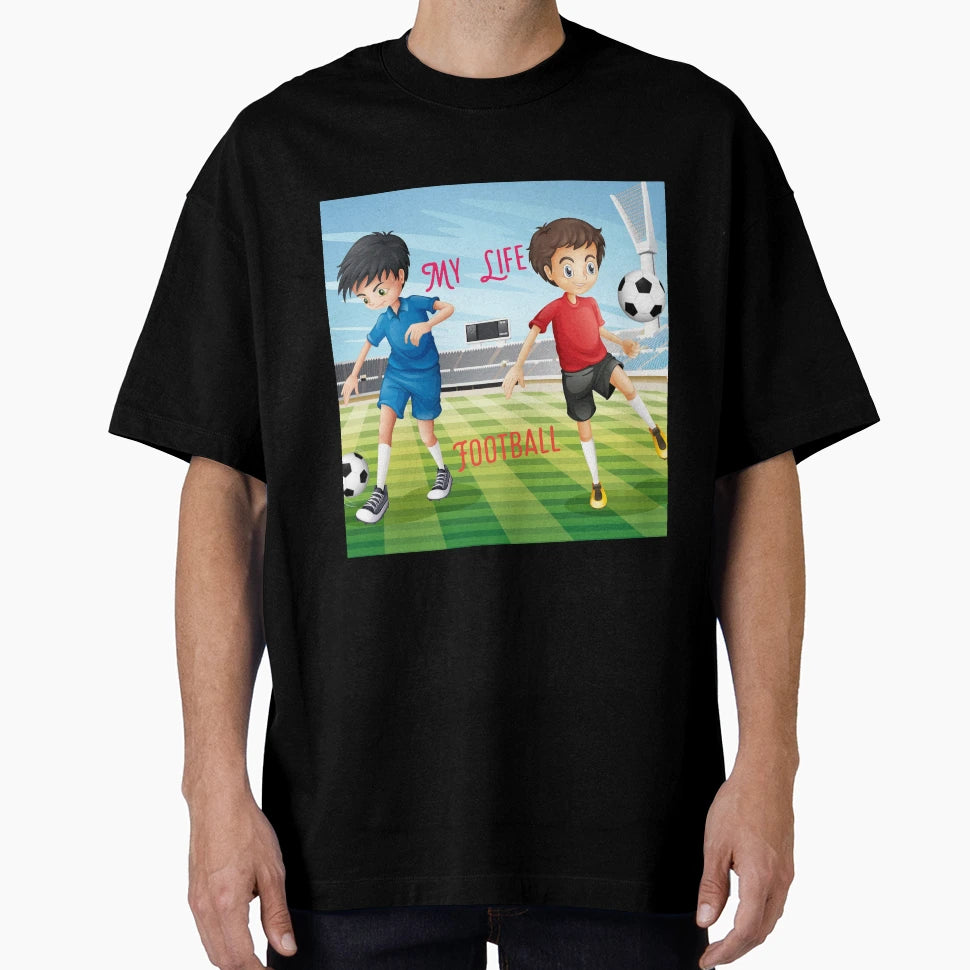 Football Creative T-Shirt - Custom Art Print Men Women - T-Shirt, Sweatshirt, Hoodie