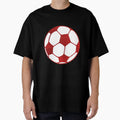 Red Soccer Ball T-Shirt - Trendy Graphic Unisex - T-Shirt, Sweatshirt, Hoodie