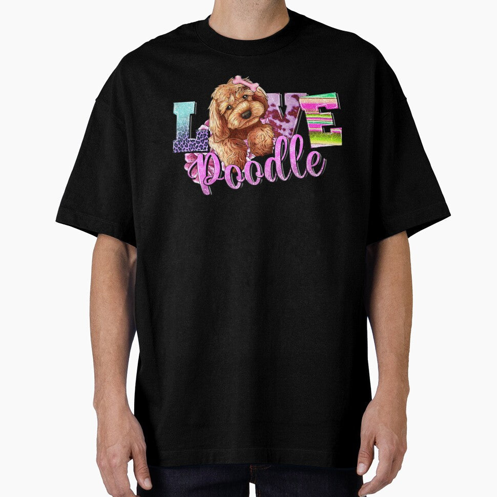 Love Poodle by Lisa Weber - Adult & Kids T-Shirts, Sweatshirts & Hoodies apparel design preview 1