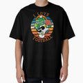 I Love Football Sunset T-Shirt - Minimalist Print Unisex - T-Shirt, Sweatshirt, Hoodie