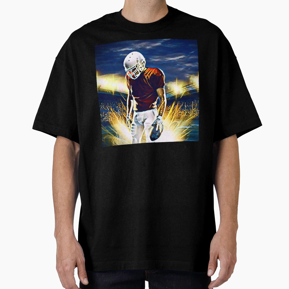 Touchdown Football Player T-Shirt - Fun Novelty Design for Adults - T-Shirt, Sweatshirt, Hoodie