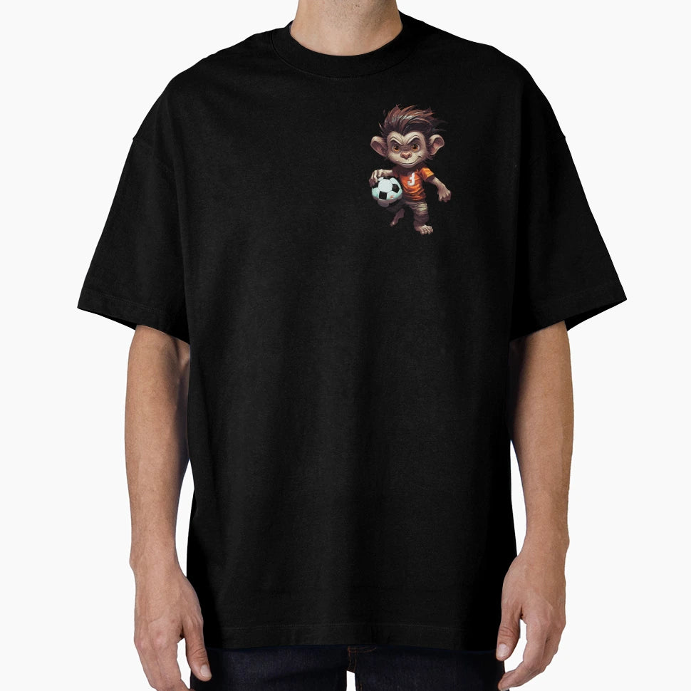 Soccer Monkey T-Shirt - Custom Art Print for Adults - T-Shirt, Sweatshirt, Hoodie