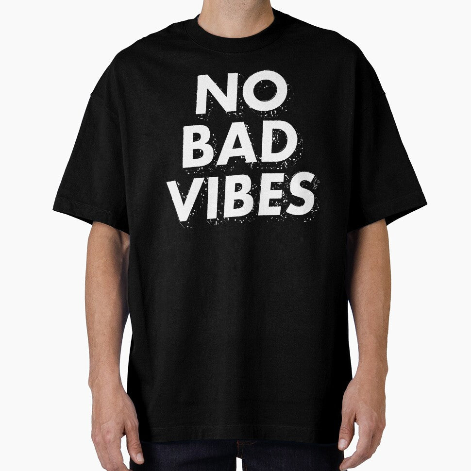 Retro No Bad Vibes by peakednthe90s - Adult & Kids T-Shirts, Sweatshirts & Hoodies apparel design preview 1