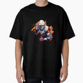 Artistic Cartoon Football Player T-Shirt - Streetwear Style for Adults - T-Shirt, Sweatshirt, Hoodie