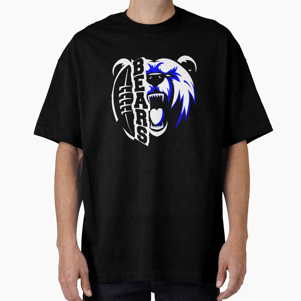 Bear Football V4 T-Shirt - Fun Novelty Design for Adults - T-Shirt, Sweatshirt, Hoodie