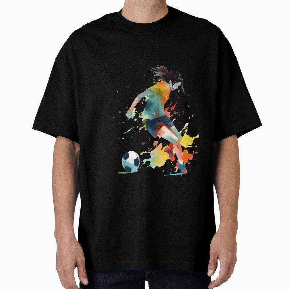 Playing Soccer Football T-Shirt - Casual Everyday Wear for Adults - T-Shirt, Sweatshirt, Hoodie
