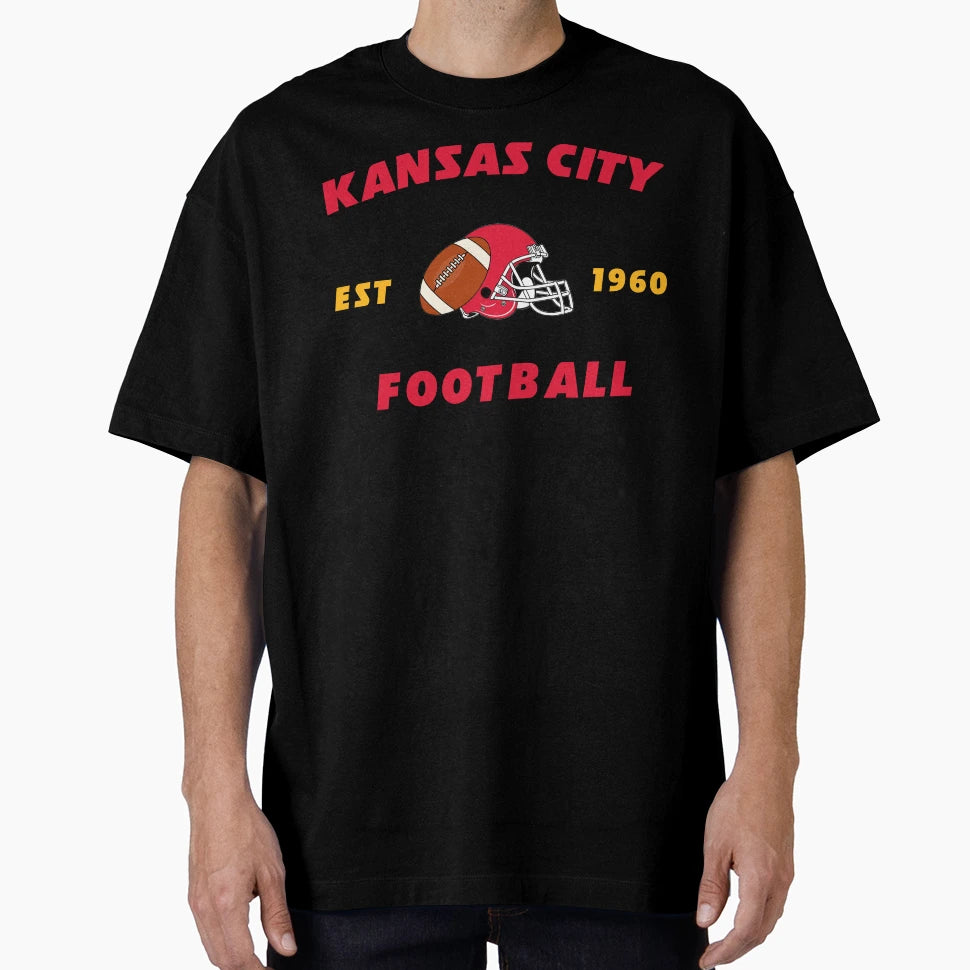 Kansas City Football T-Shirt - Novelty Apparel for Adults - T-Shirt, Sweatshirt, Hoodie