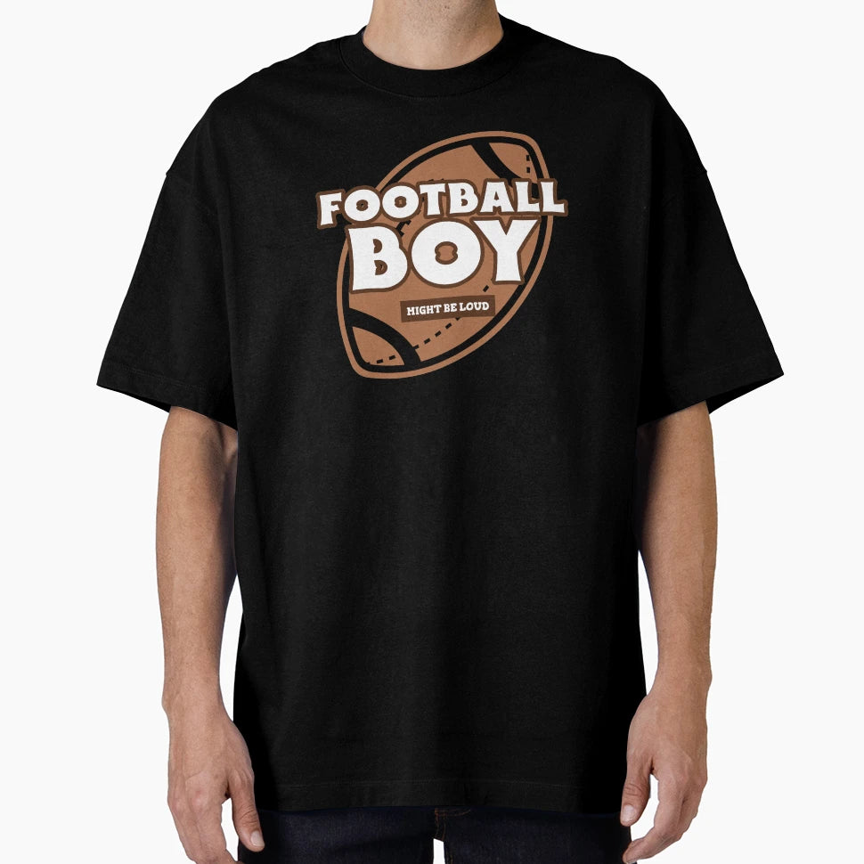 Football Might Be Loud Art All T-Shirt - Trendy Graphic Unisex - T-Shirt, Sweatshirt, Hoodie