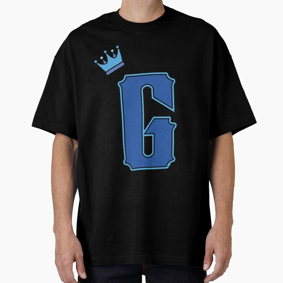 Blue Letter G T-Shirt - Aesthetic Graphic Men Women - T-Shirt, Sweatshirt, Hoodie