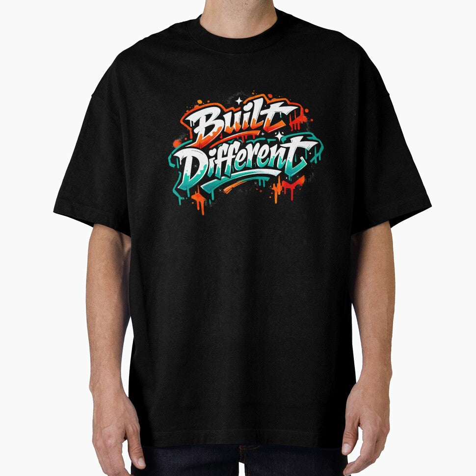 Built Different Street Statement by ORNIXA - Adult & Kids T-Shirts, Sweatshirts & Hoodies apparel design preview 1