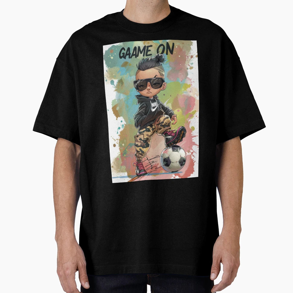 Little Football Player T-Shirt - Aesthetic Graphic Unisex - T-Shirt, Sweatshirt, Hoodie
