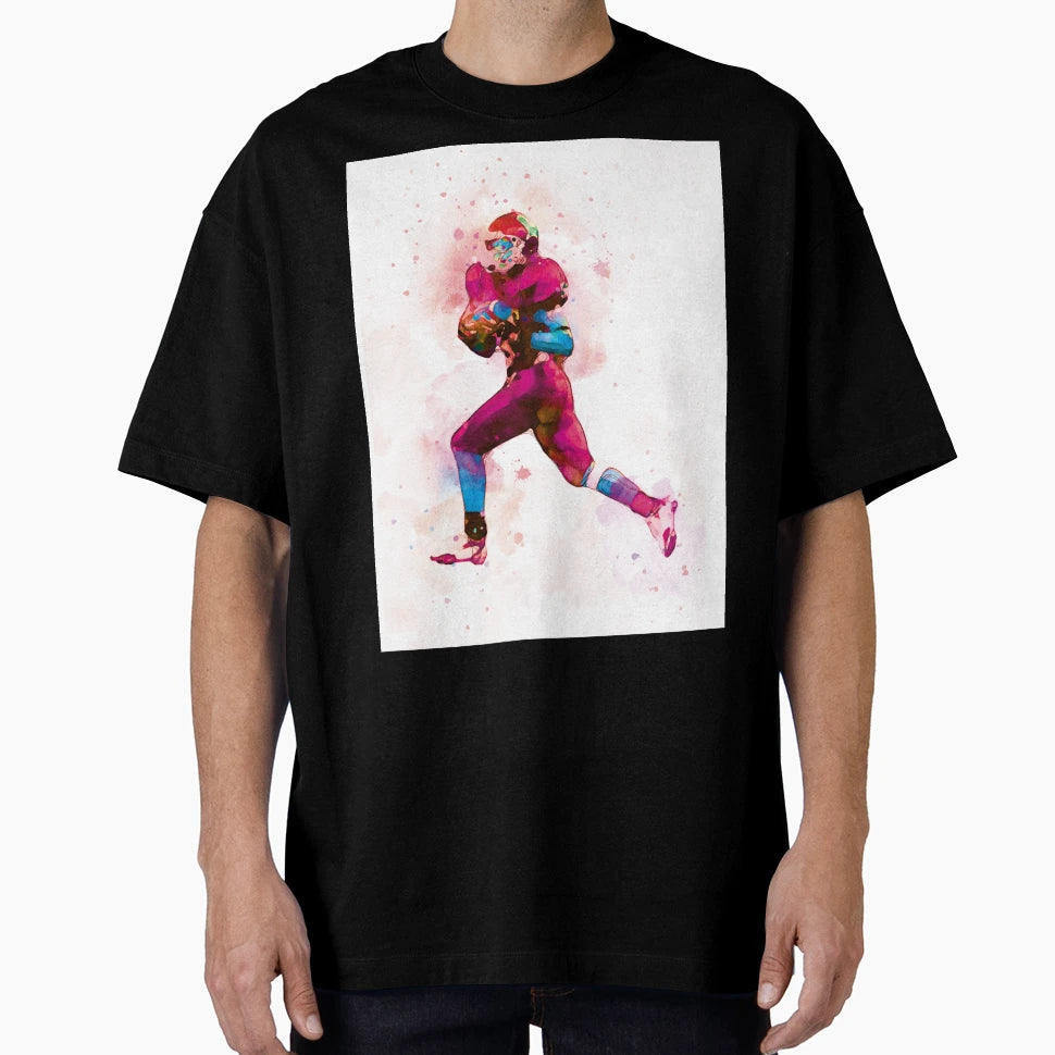 Football Player 1 T-Shirt - Graphic Print Unisex - T-Shirt, Sweatshirt, Hoodie
