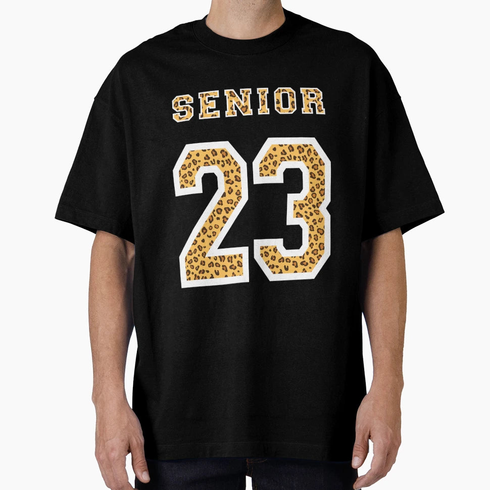 Senior Class 2023 Leopard T-Shirt - Trendy Graphic for Adults - T-Shirt, Sweatshirt, Hoodie