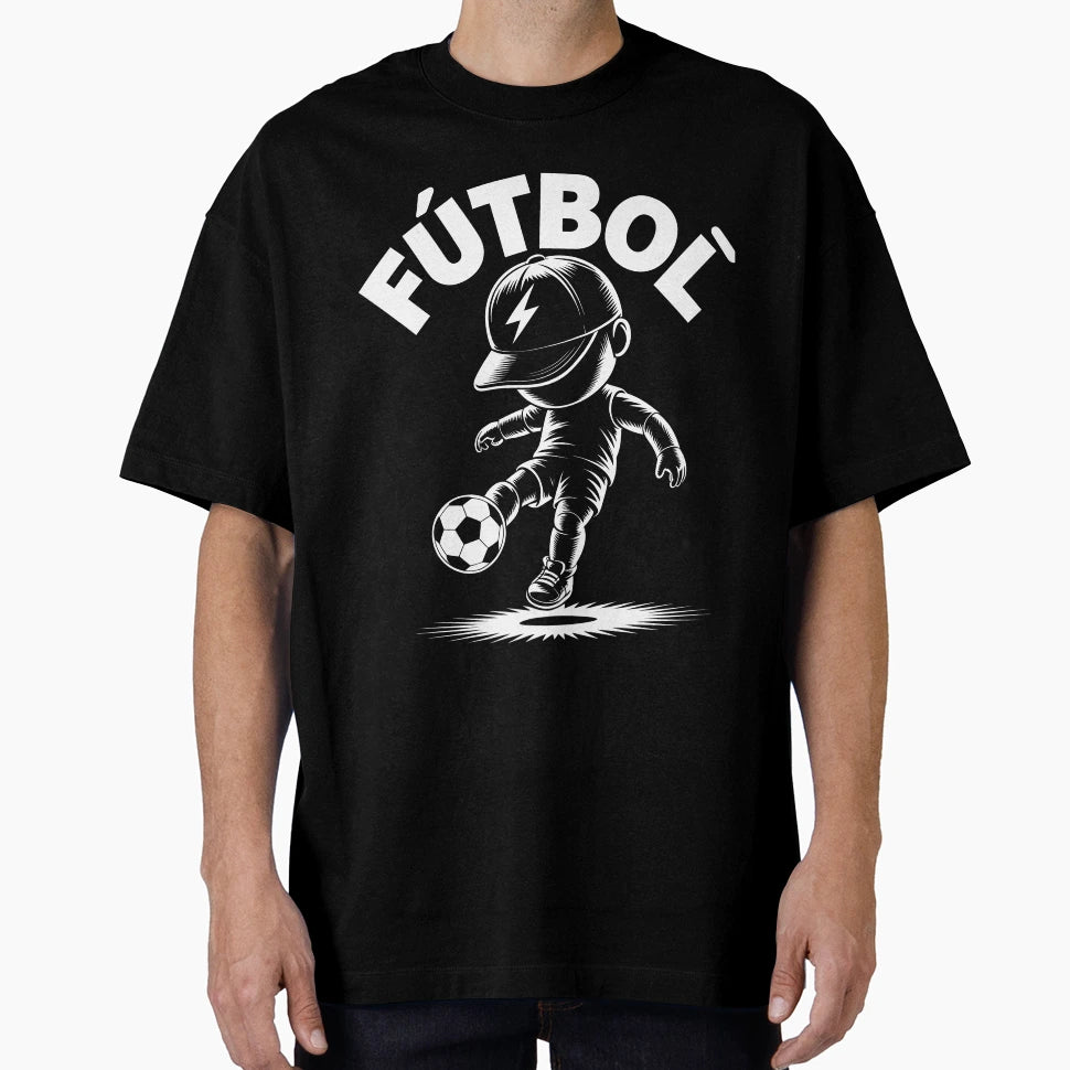 Futbol Character Football T-Shirt - Aesthetic Graphic for Adults - T-Shirt, Sweatshirt, Hoodie