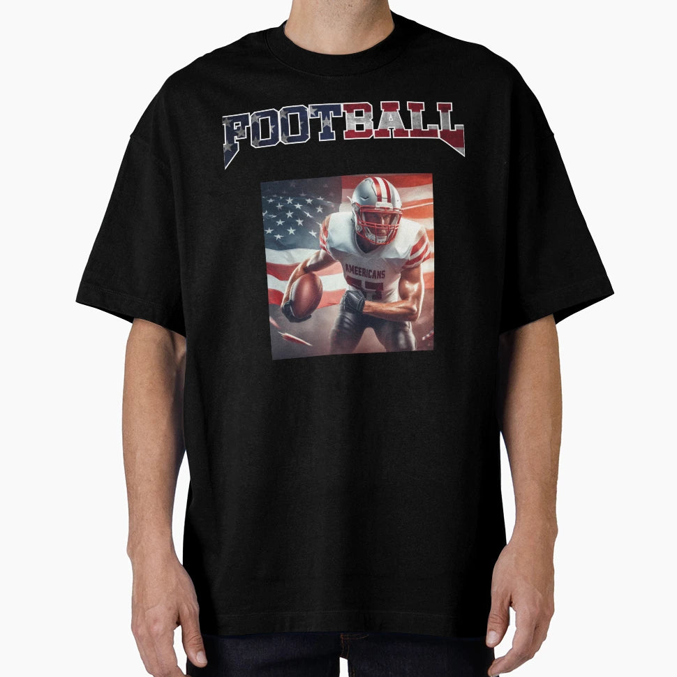 American Football Player T-Shirt - Minimalist Print Unisex - T-Shirt, Sweatshirt, Hoodie