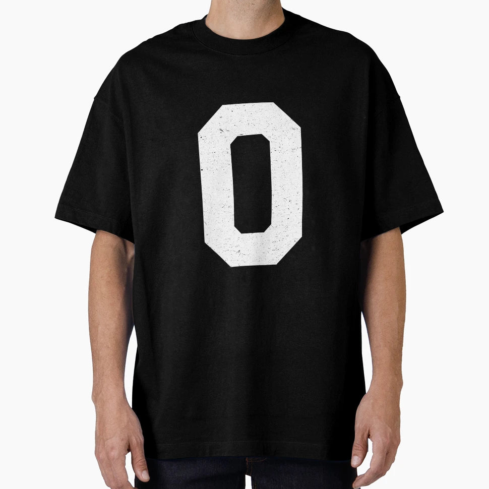 Jersey Number 0 Athletic Sports T-Shirt - Unique Graphic Unisex - T-Shirt, Sweatshirt, Hoodie