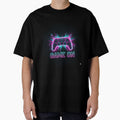 Game On Neon Gaming Controller Cyberpunk Gamer Design - Adult & Kids T-Shirts, Sweatshirts & Hoodies apparel design preview 1