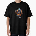 Artistic Cartoon Football Player T-Shirt - Novelty Apparel for Adults - T-Shirt, Sweatshirt, Hoodie