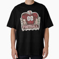 00 Football Rocks Red Team T-Shirt - Minimalist Print for Adults - T-Shirt, Sweatshirt, Hoodie