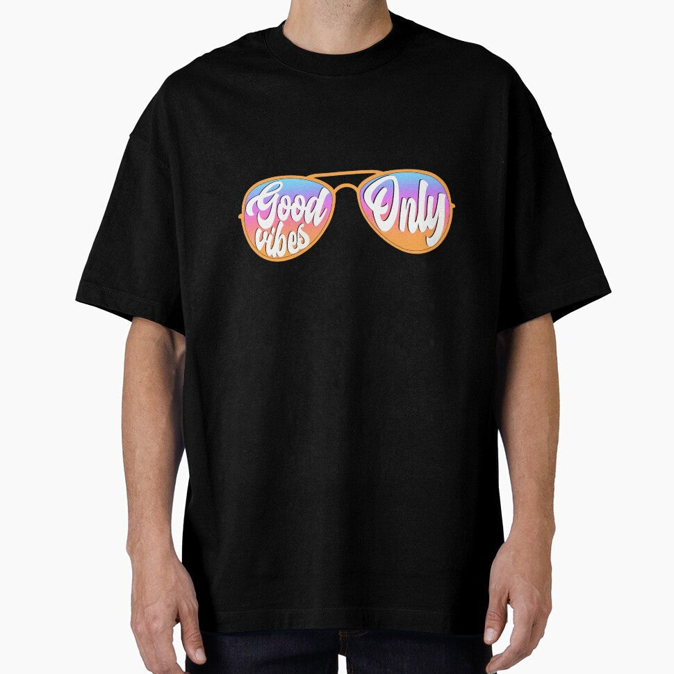 GOOD VIBES ONLY Positive by 50shades-of-gv - Adult & Kids T-Shirts, Sweatshirts & Hoodies apparel design preview 1