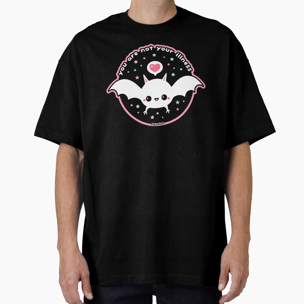 You Are Not Your Illness Bat by sugarhai - Adult & Kids T-Shirts, Sweatshirts & Hoodies apparel design preview 1
