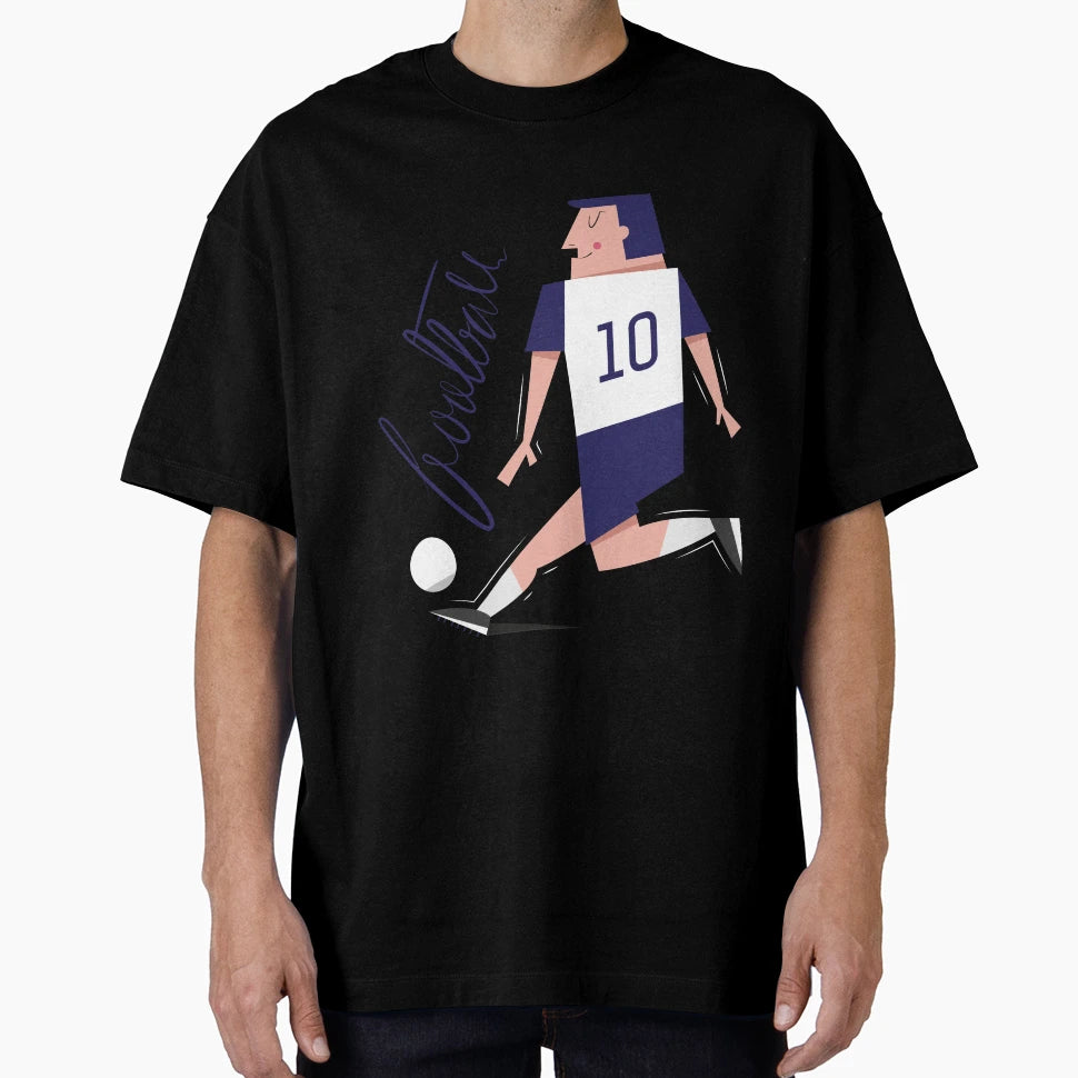 Football Player T-Shirt - Streetwear Style for Adults - T-Shirt, Sweatshirt, Hoodie