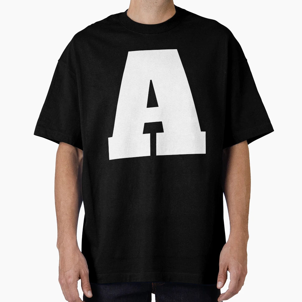 Alphabet Uppercase Letter Letter T-Shirt - Casual Everyday Wear Men Women - T-Shirt, Sweatshirt, Hoodie