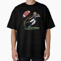 Football Player Kicking Football T-Shirt - Novelty Apparel for Adults - T-Shirt, Sweatshirt, Hoodie