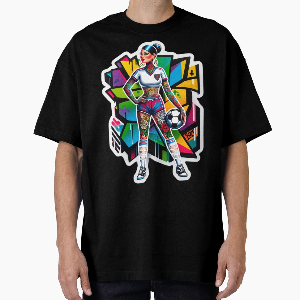 Soccer Player T-Shirt - Graphic Print Men Women - T-Shirt, Sweatshirt, Hoodie