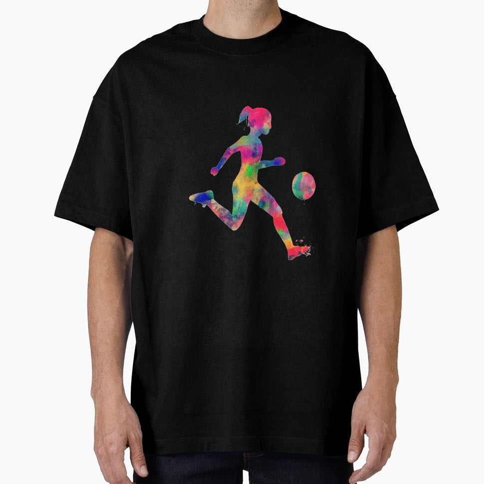 Soccer Football Art T-Shirt - Fun Novelty Design for Adults - T-Shirt, Sweatshirt, Hoodie