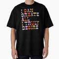 Positive Affirmation in Groovy Typography I Can - Adult & Kids T-Shirts, Sweatshirts & Hoodies apparel design preview 1
