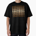 Football Distressed Repeated Gradient T-Shirt - Custom Art Print Unisex - T-Shirt, Sweatshirt, Hoodie