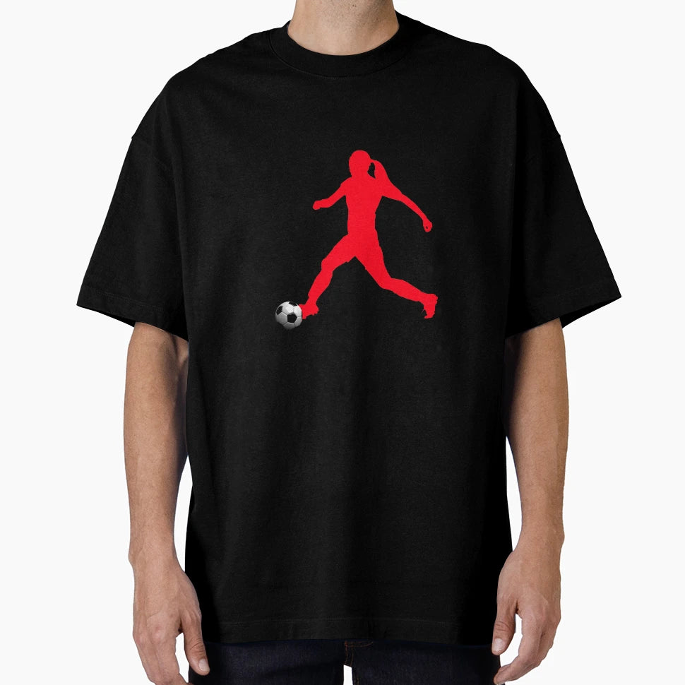 Soccer Red Collection T-Shirt - Aesthetic Graphic for Adults - T-Shirt, Sweatshirt, Hoodie