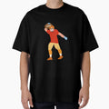 American Football Cartoon T-Shirt - Minimalist Print Men Women - T-Shirt, Sweatshirt, Hoodie