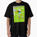 Soccer Goalkeeper Catching Ball T-Shirt - Minimalist Print Men Women - T-Shirt, Sweatshirt, Hoodie