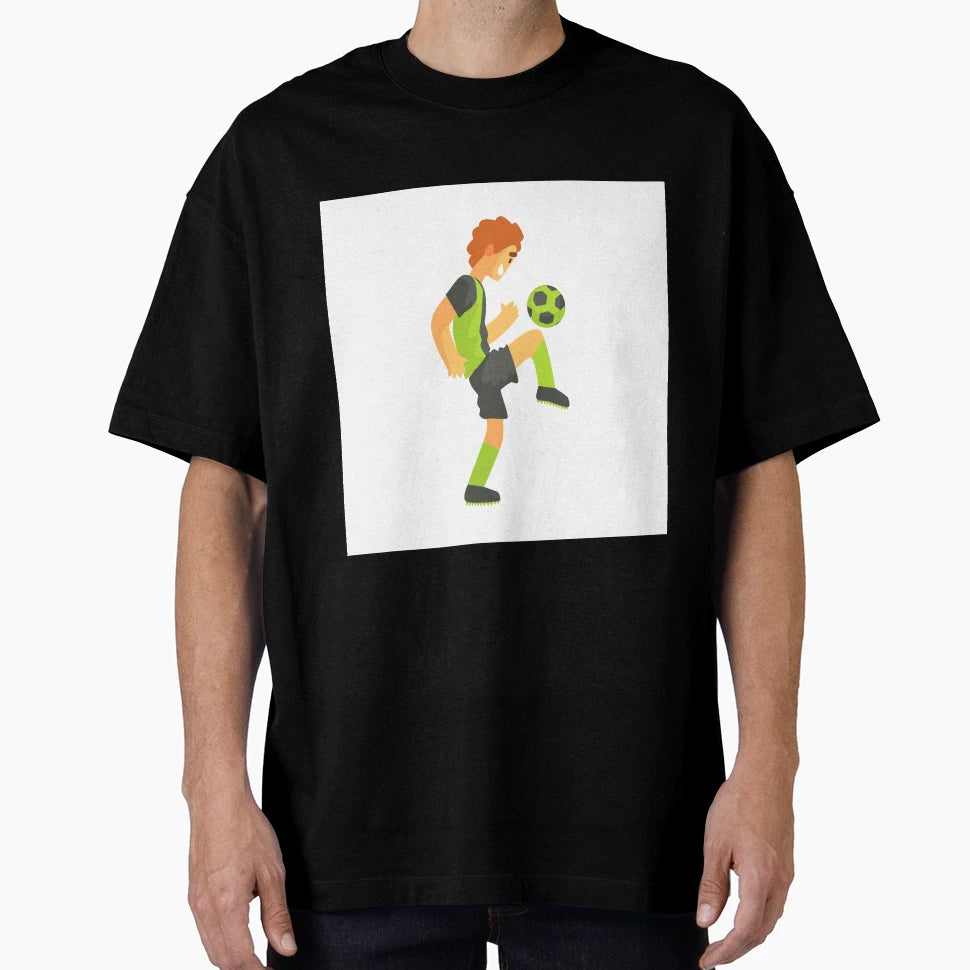 Football Player Ball Knee Isolated T-Shirt - Streetwear Style for Adults - T-Shirt, Sweatshirt, Hoodie