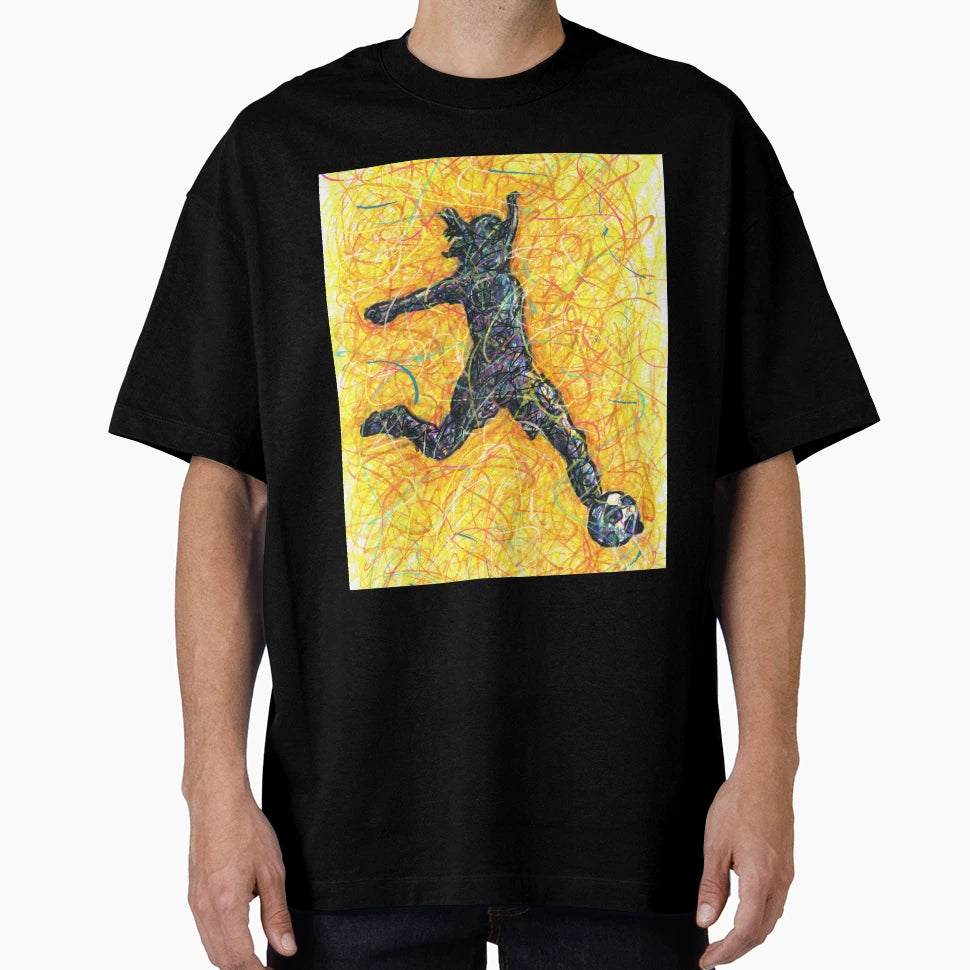 Soccer Ball Pattern T-Shirt - Fun Novelty Design Unisex - T-Shirt, Sweatshirt, Hoodie