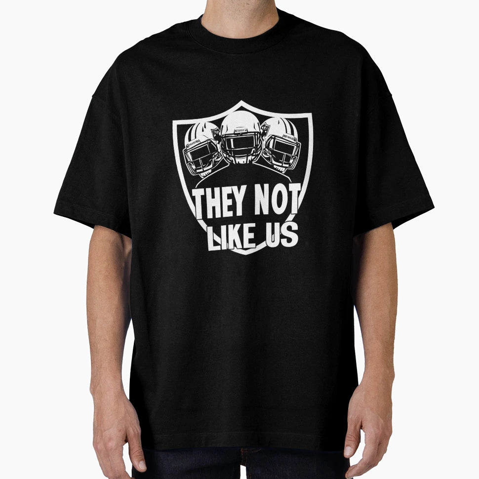 They Not Like Us Shield T-Shirt - Custom Art Print Unisex - T-Shirt, Sweatshirt, Hoodie