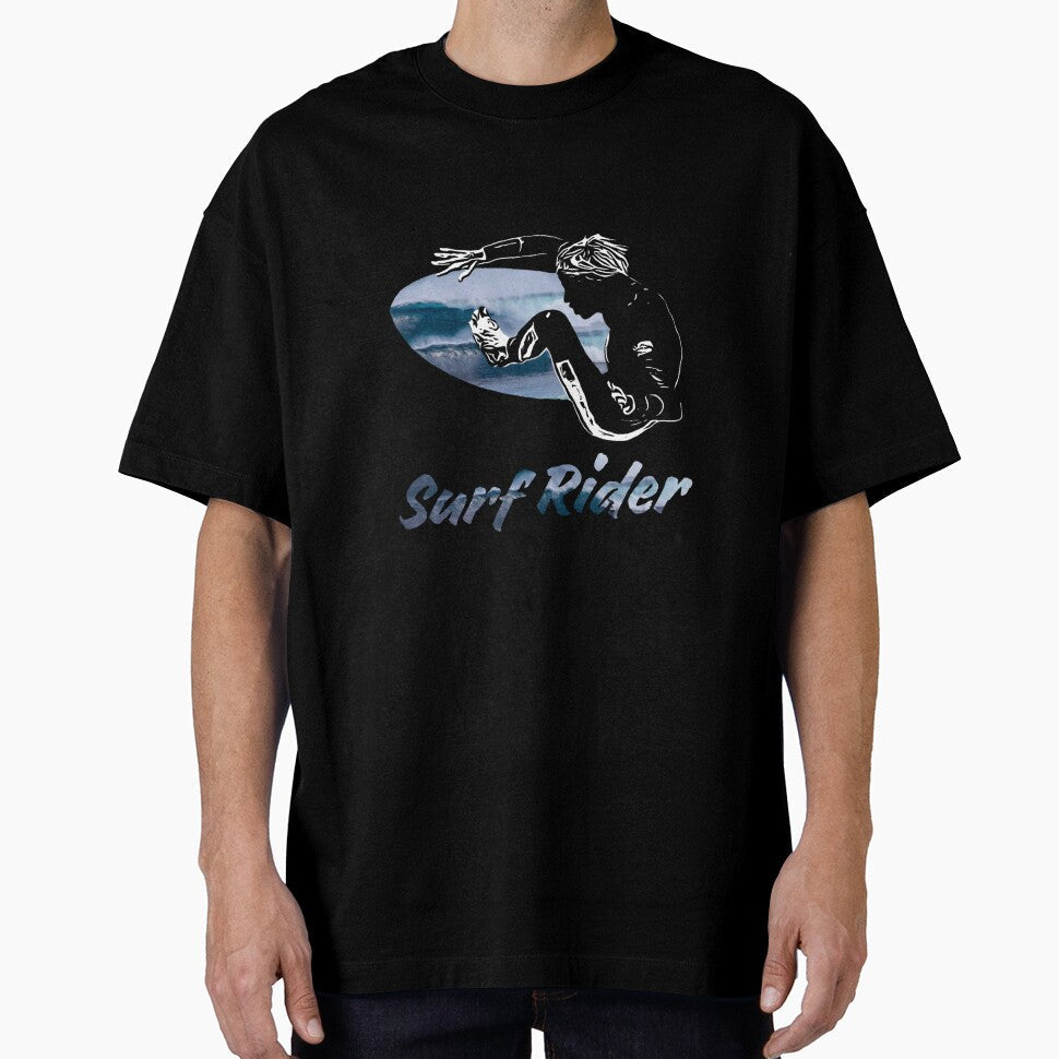 Surf Rider Real Stencil Occupation by StencilMenace - Adult & Kids T-Shirts, Sweatshirts & Hoodies apparel design preview 1