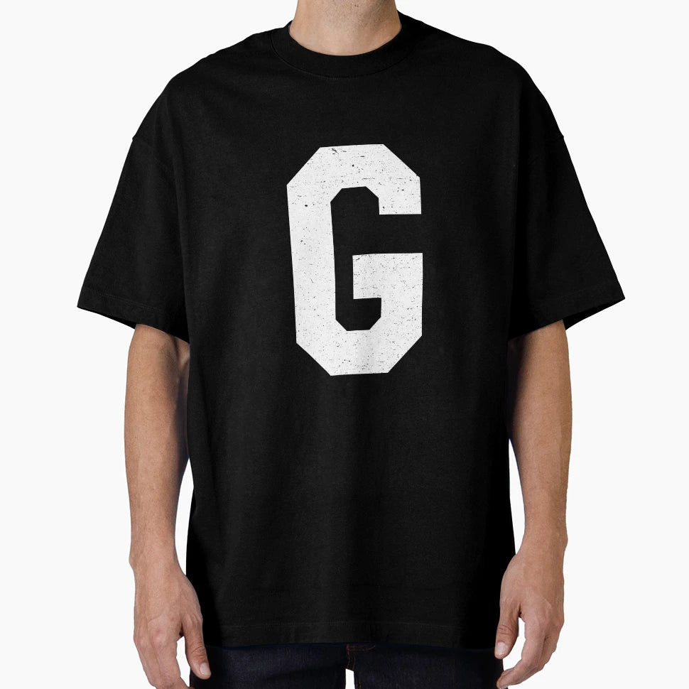 G Letter Monogram Initial Spelling T-Shirt - Minimalist Print for Adults - T-Shirt, Sweatshirt, Hoodie