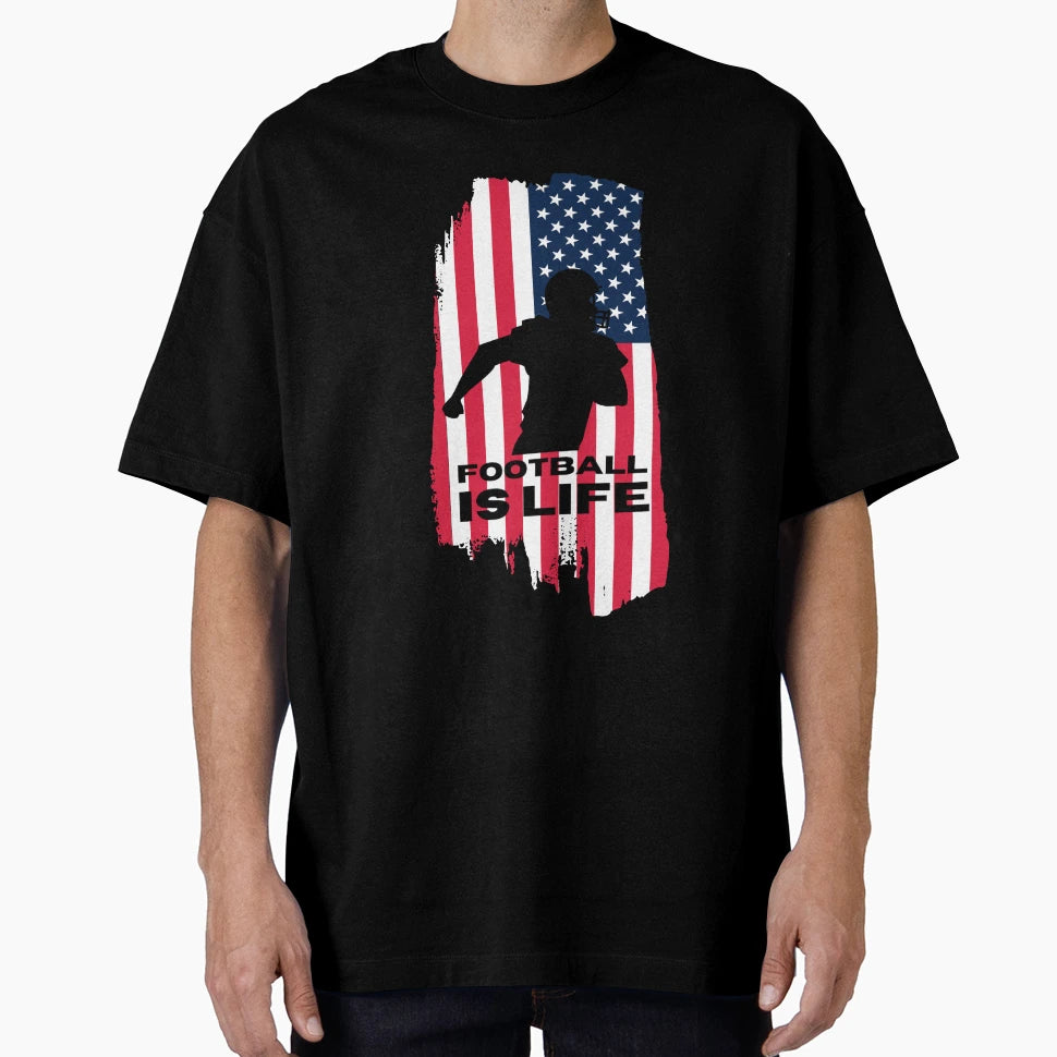 Football Life T-Shirt - Streetwear Style for Adults - T-Shirt, Sweatshirt, Hoodie