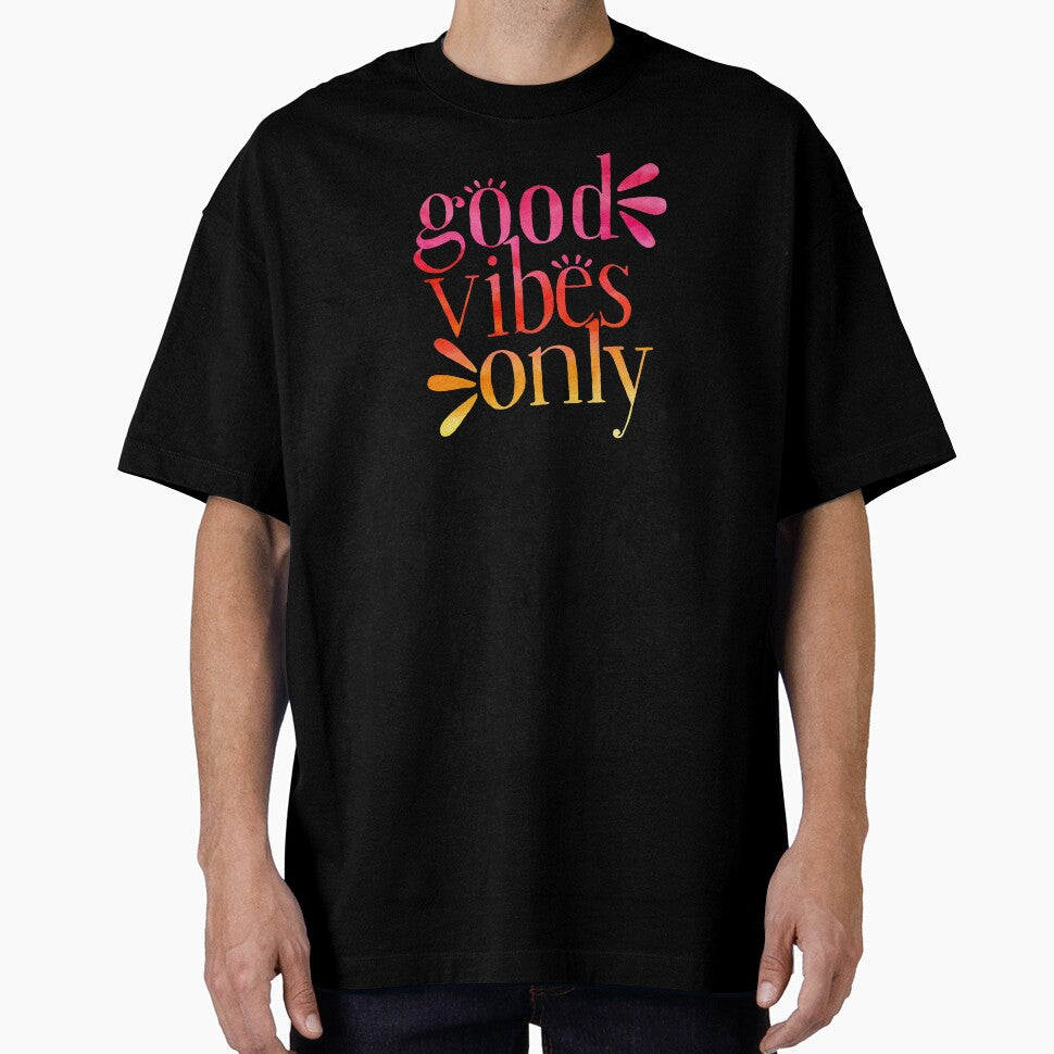 Good Vibes Only Sunset Palette by Jesslarsonart - Adult & Kids T-Shirts, Sweatshirts & Hoodies apparel design preview 1