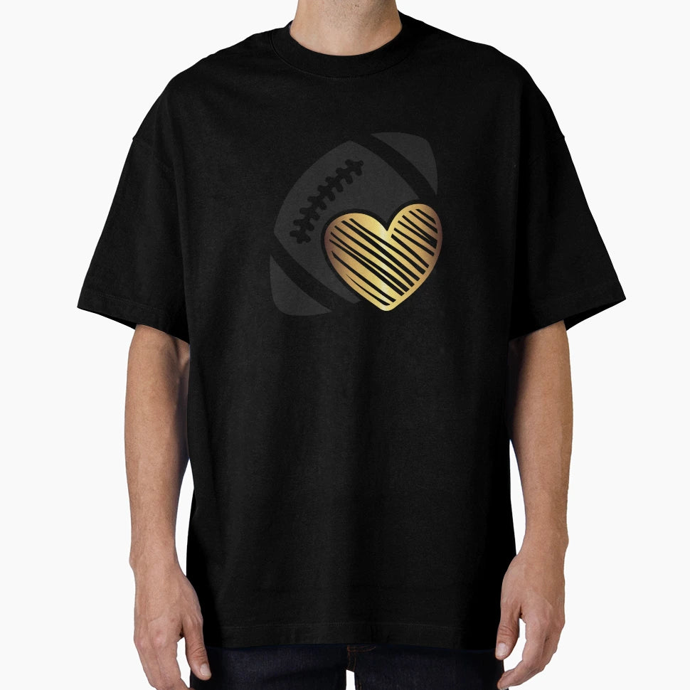 Love Football T-Shirt - Novelty Apparel for Adults - T-Shirt, Sweatshirt, Hoodie